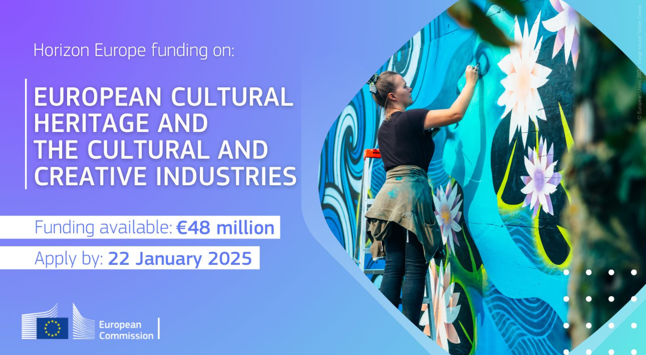 European Cultural Heritage and the Cultural and Creative Industries: new HE call for proposals for research funding has been opened