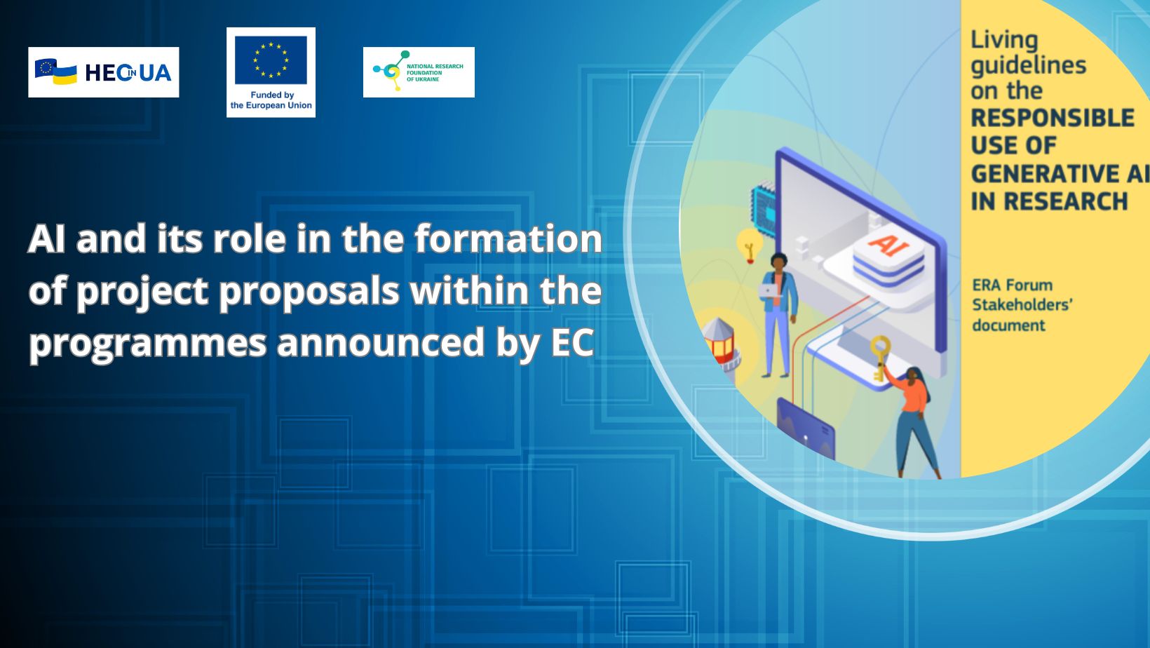 AI and its role in the formation of project proposals within the programmes announced by EC