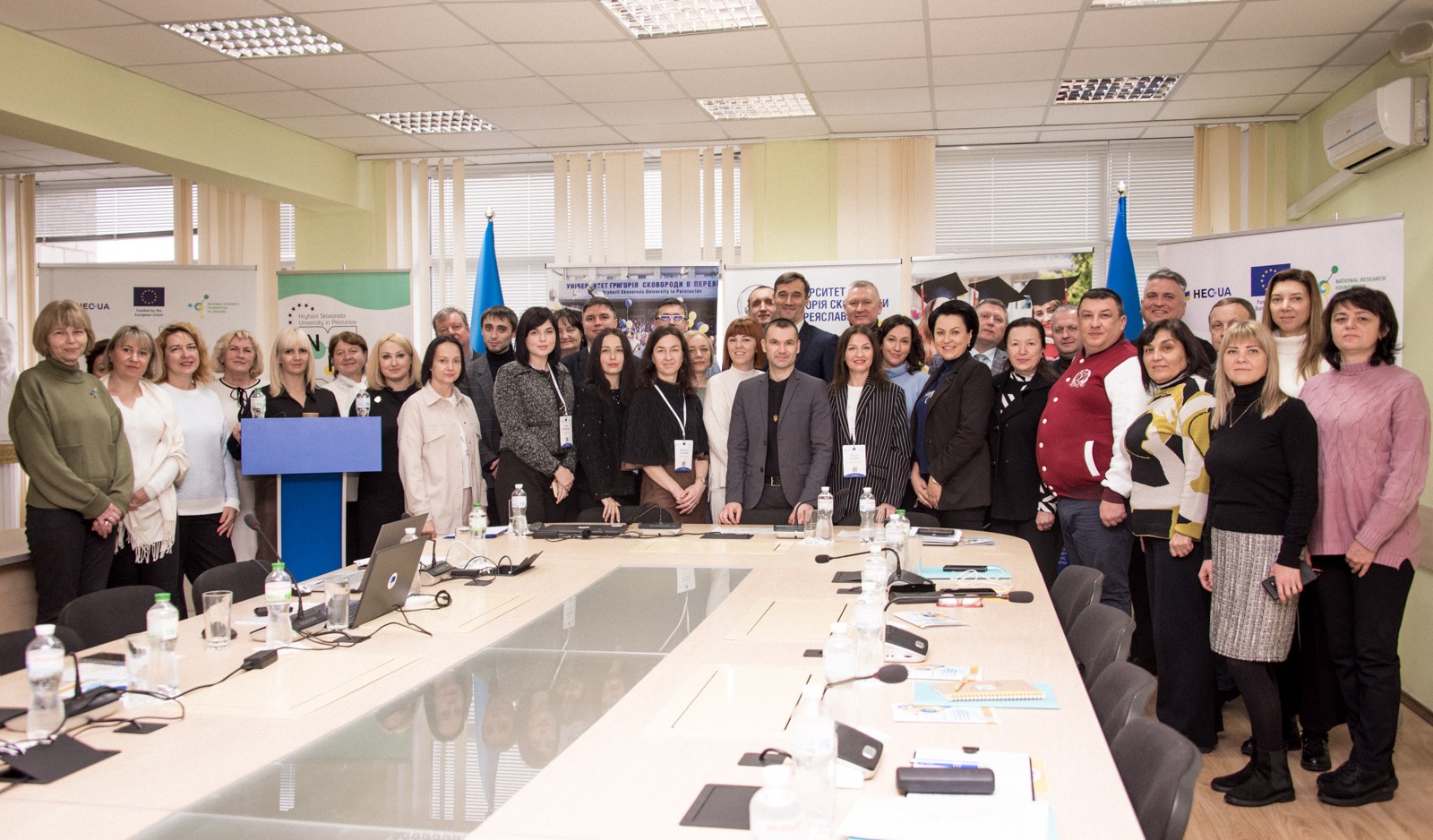 The team of Horizon Europe Office in Ukraine, NRFU held a training event in Pereiaslav