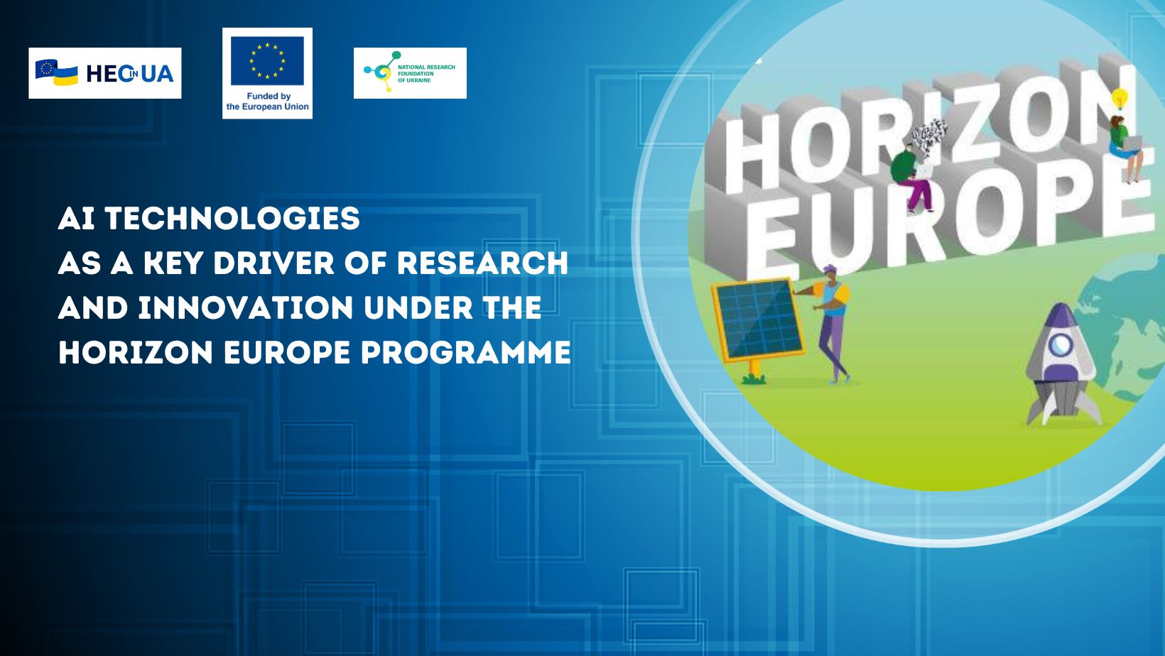 AI technologies as a key driver of research and innovation under the Horizon Europe Programme