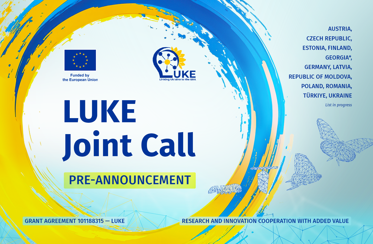 Pre-announcement: LUKE Joint Call