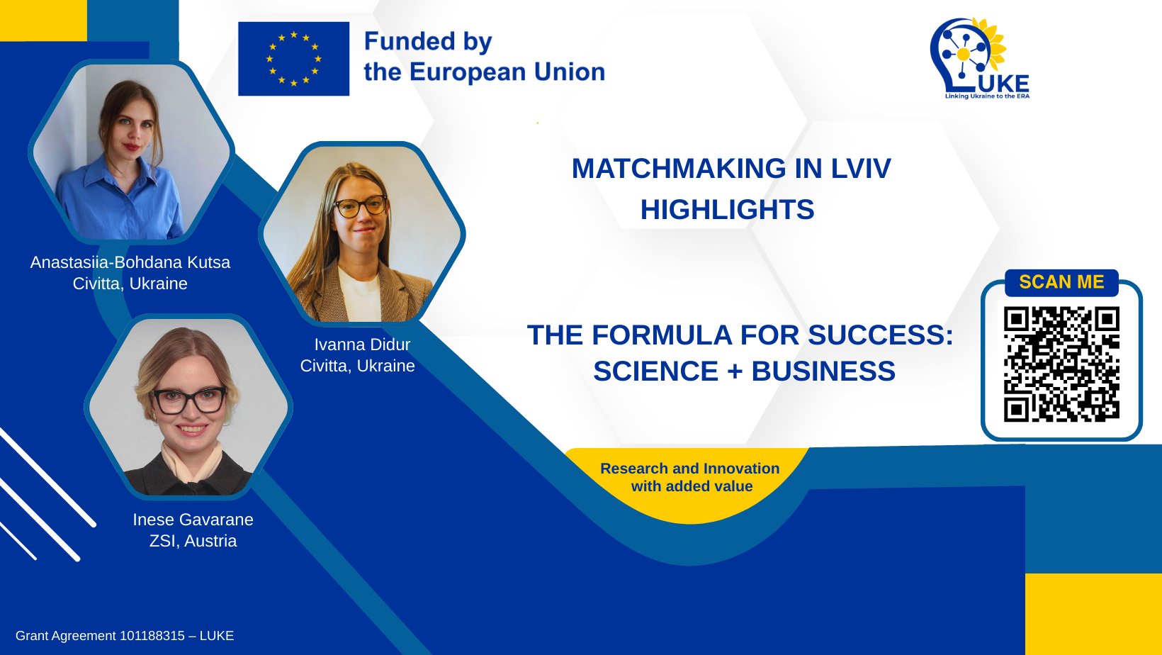 Science-business matchmaking event brought together researchers and businesses in Lviv
