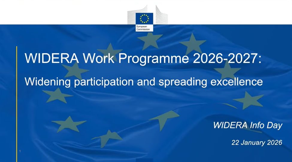 Інформаційний день WIDERA. Можливості для українських науковців та інноваторів: Європейська комісія презентувала нові конкурси на 2026-2027 роки