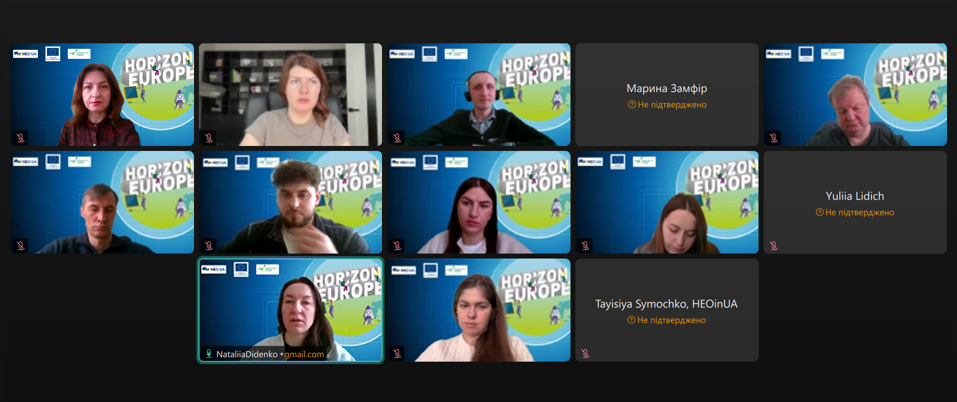 «Офіс Горизонт Європа в Україні» НФДУ провів чергове консультування для ГО GoLOCAL